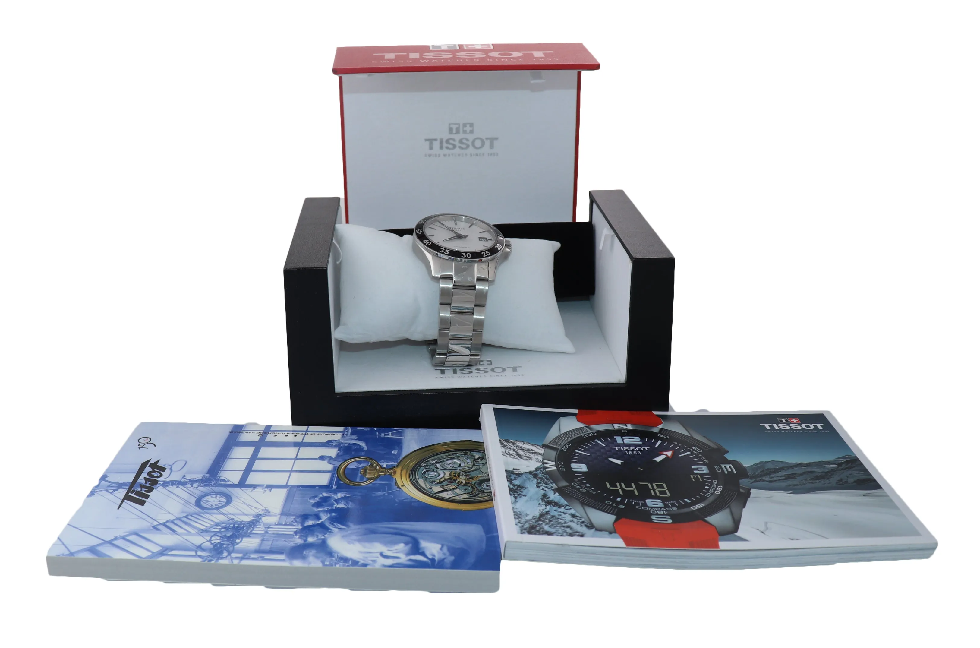 Tissot Swissmatic V8 Stainless Steel Automatic T106407 42mm White Date Watch
