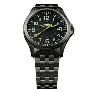Traser P67 Officer Pro GunMetal Black / Lime