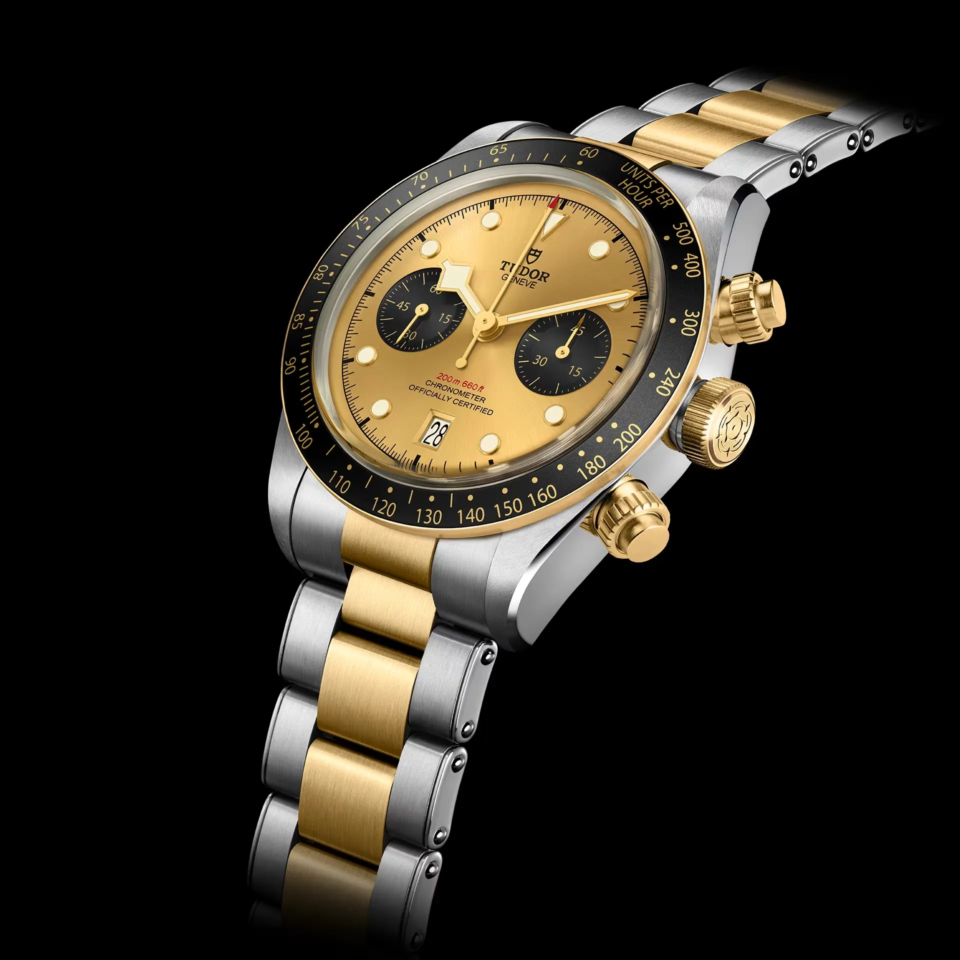 TUDOR Black Bay Chrono S&G 41mm Case, Champagne Dial (M79363N-0007)