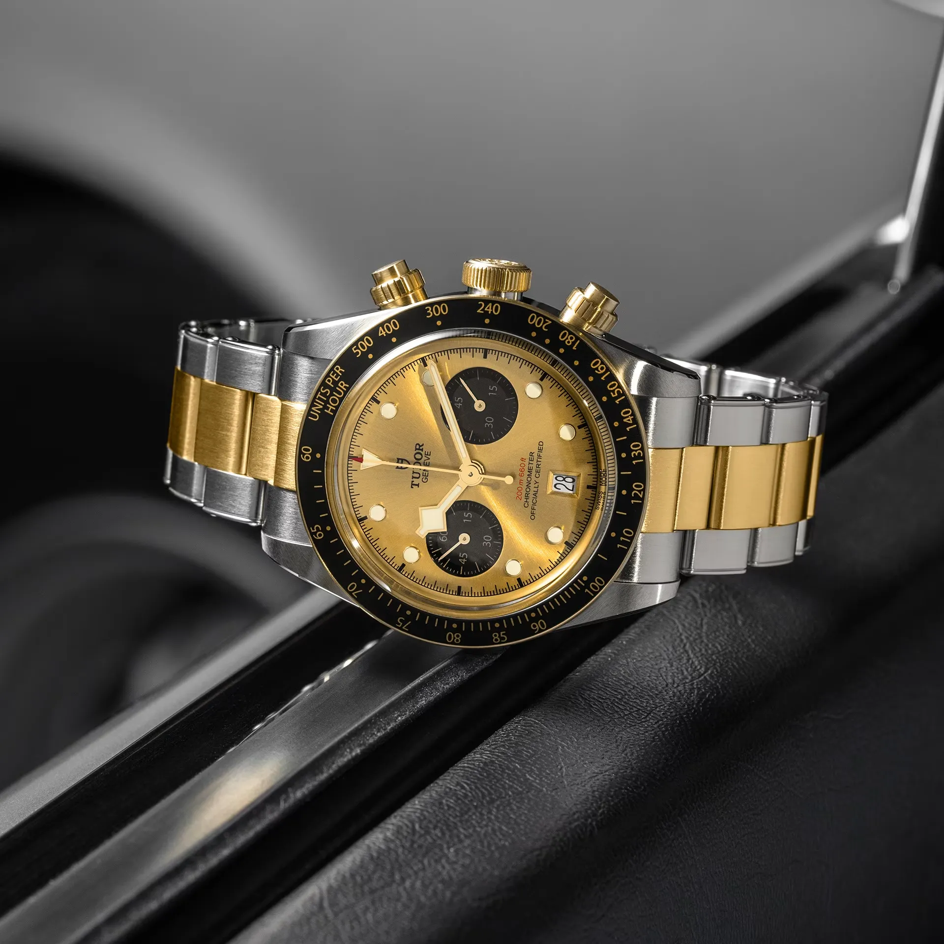 TUDOR Black Bay Chrono S&G 41mm Case, Champagne Dial (M79363N-0007)