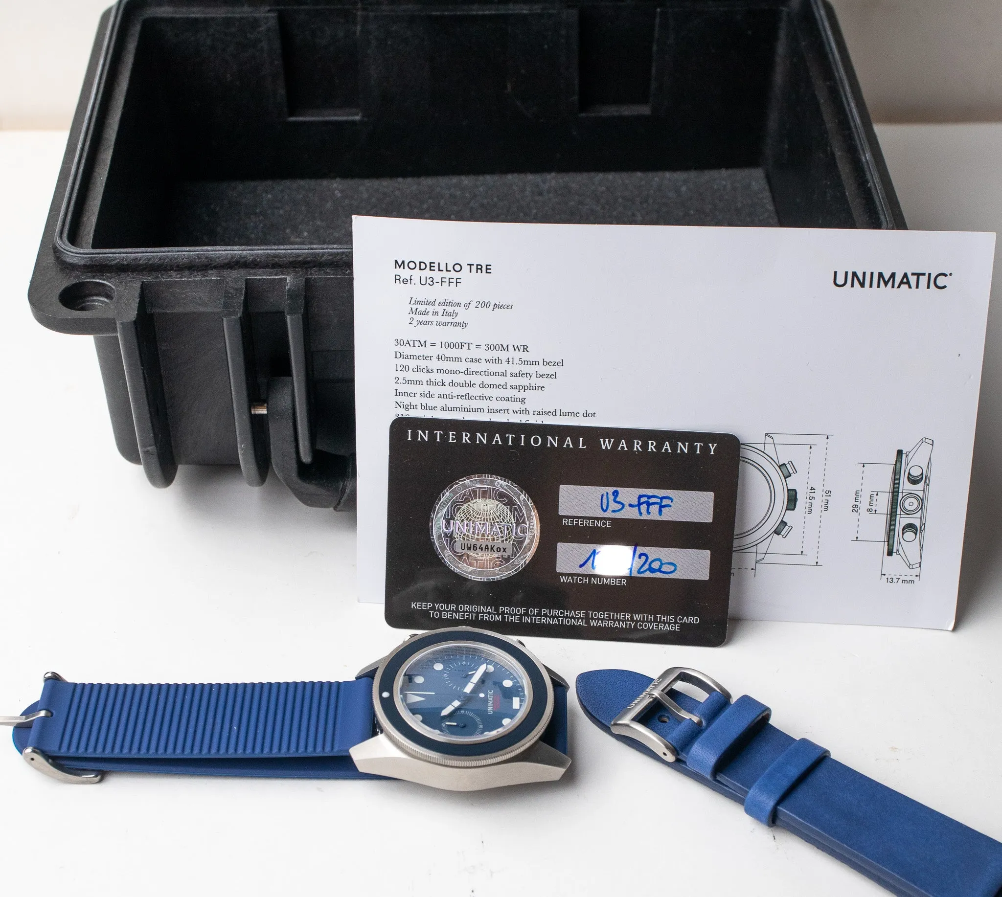 Unimatic Modello TRE U3-FFF