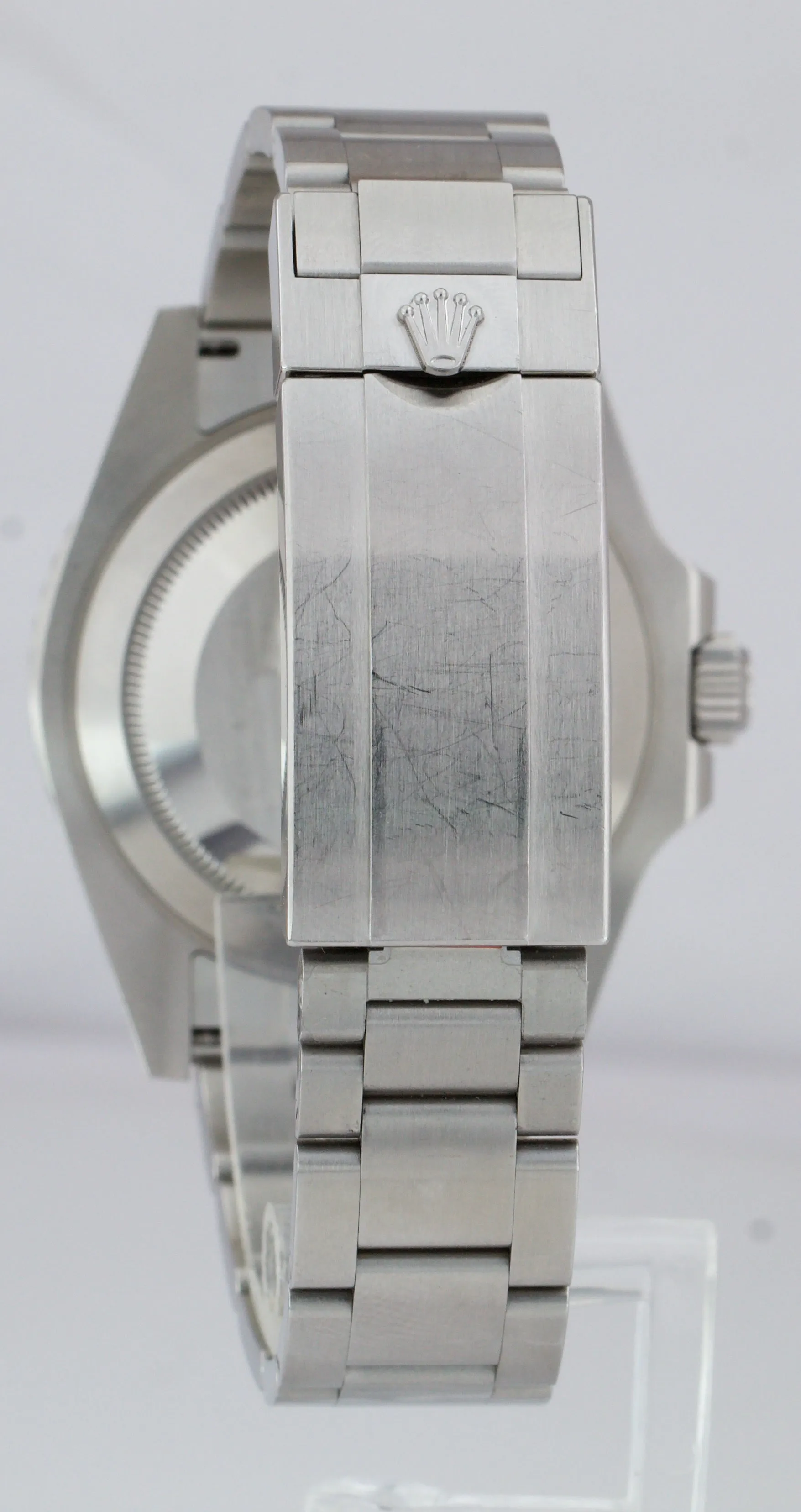UNPOLISHED 2021 Rolex Submariner 41mm No-Date Black Ceramic Watch 124060 LN