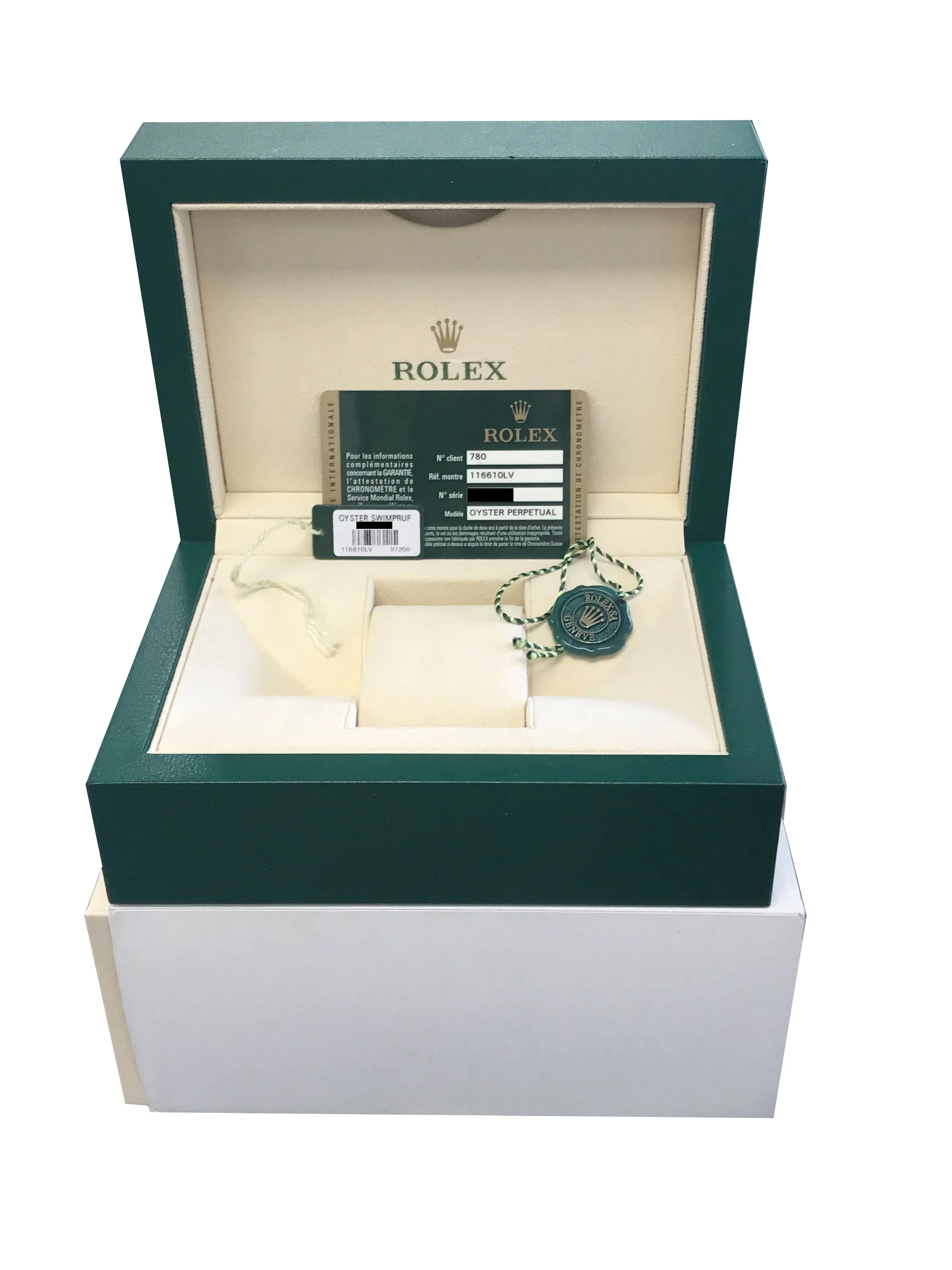 UNPOLISHED Rolex Submariner Date Hulk Stainless Green 40mm Watch 116610 LV B P