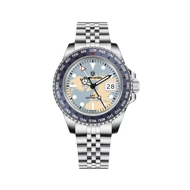 V4 40MM GMT NH34 Luxury Men'S Watches Top Fashion Automatic Mechanical Watches for Men Sapphire Waterproof Clock