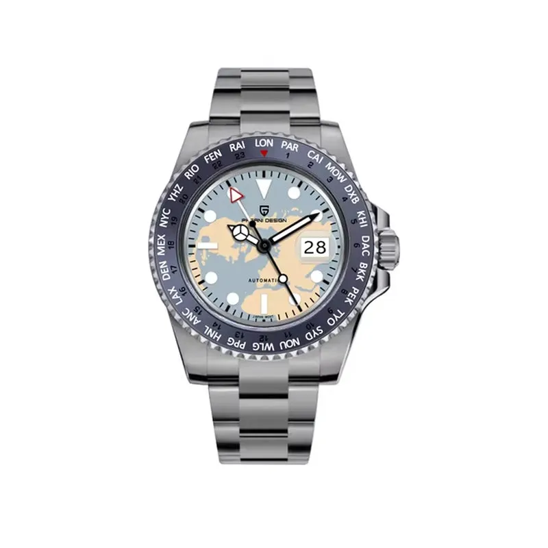 V4 40MM GMT NH34 Luxury Men'S Watches Top Fashion Automatic Mechanical Watches for Men Sapphire Waterproof Clock