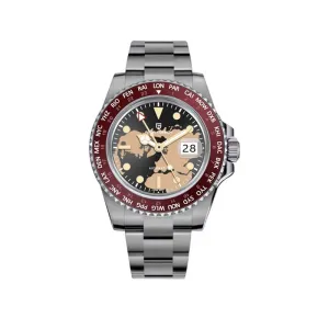 V4 40MM GMT NH34 Luxury Men'S Watches Top Fashion Automatic Mechanical Watches for Men Sapphire Waterproof Clock