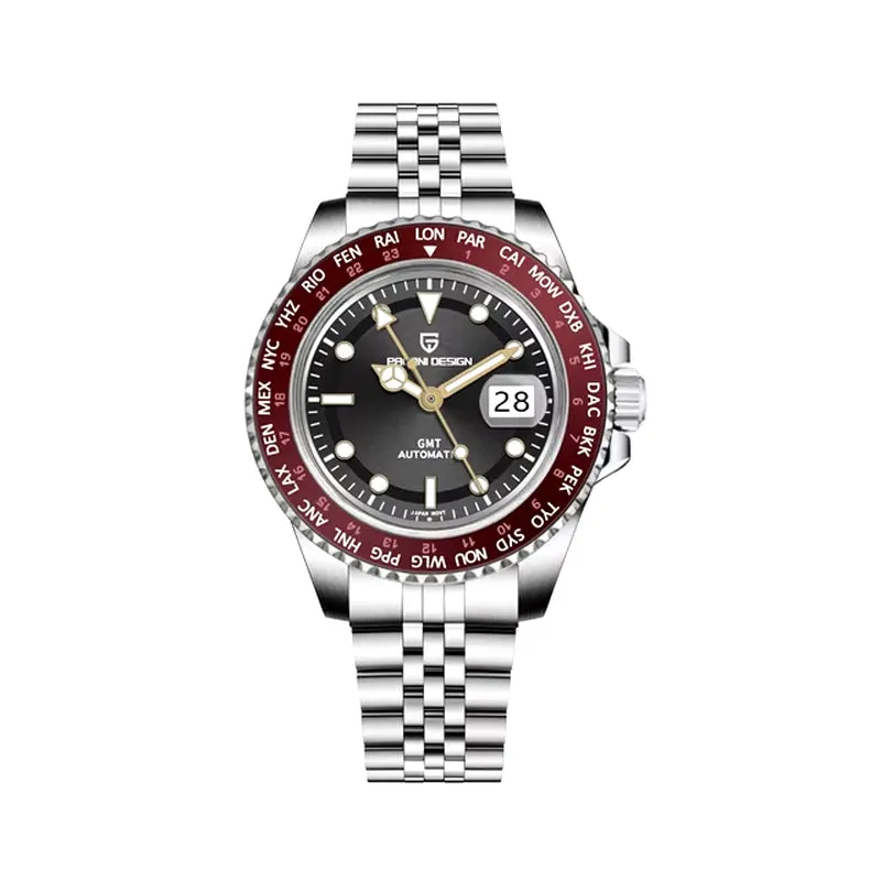 V4 40MM GMT NH34 Luxury Men'S Watches Top Fashion Automatic Mechanical Watches for Men Sapphire Waterproof Clock