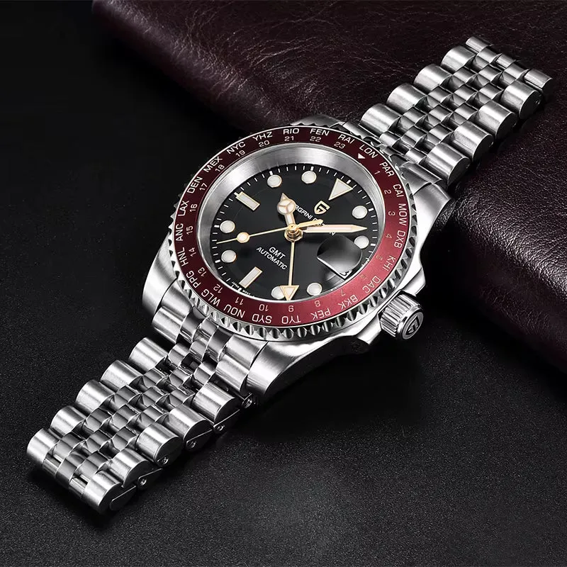 V4 40MM GMT NH34 Luxury Men'S Watches Top Fashion Automatic Mechanical Watches for Men Sapphire Waterproof Clock