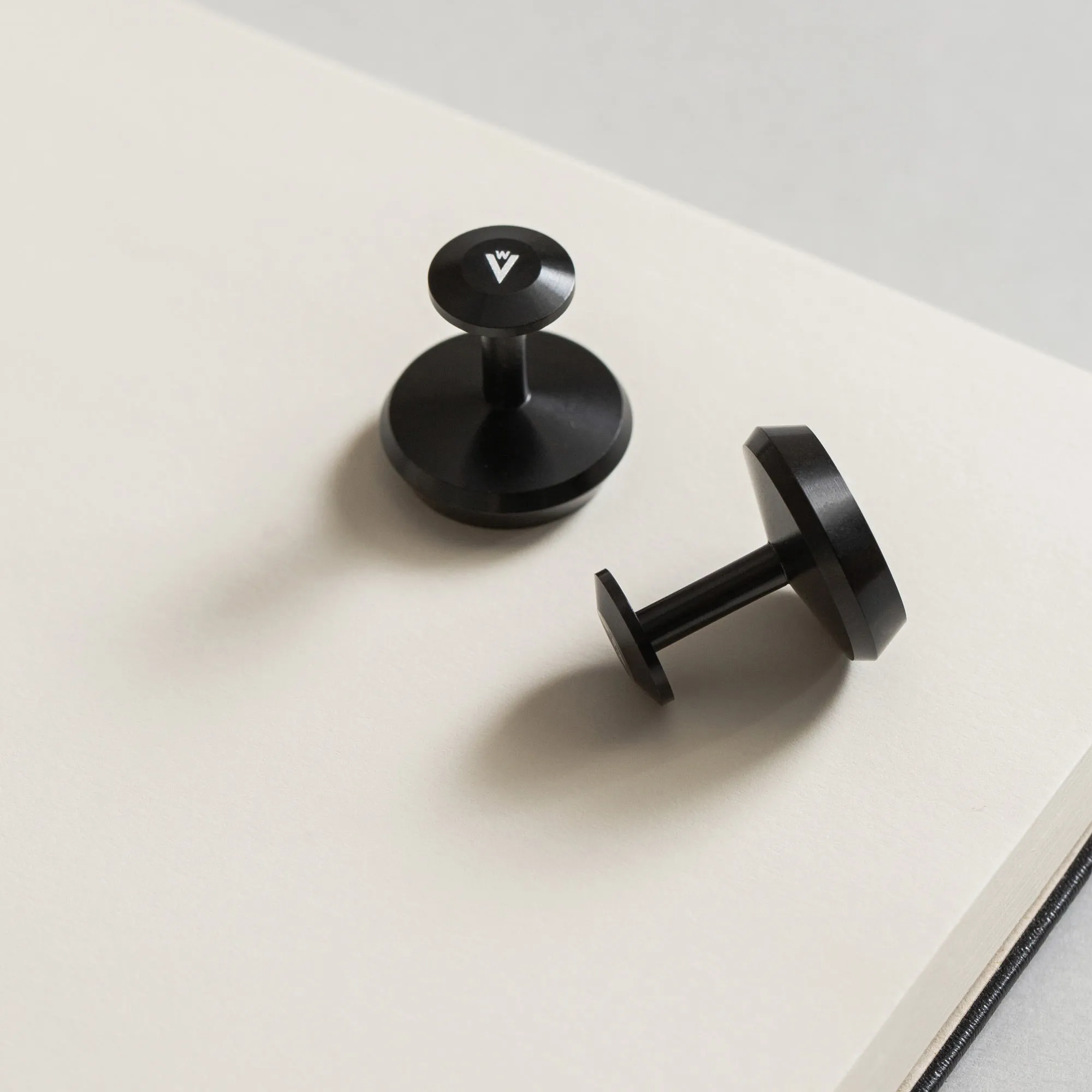 VC1-BL Aluminium Cufflinks
