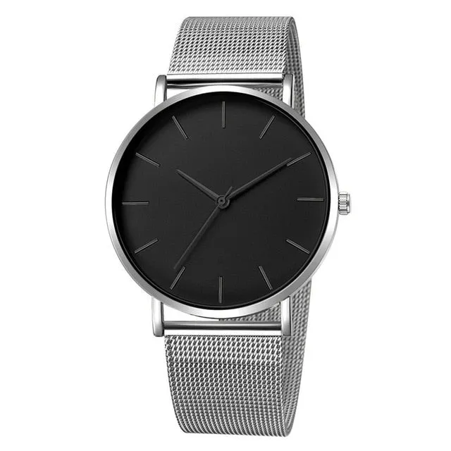 Watch Quartz Casual Simple Luxury/Steel Unisex Watches
