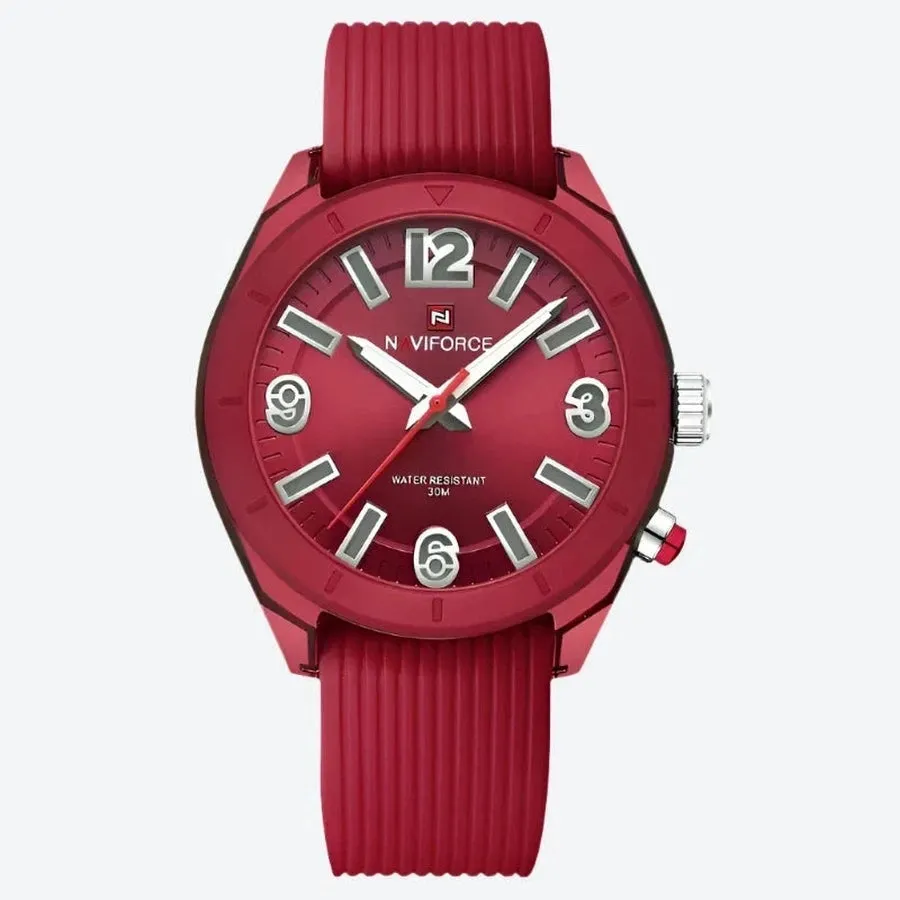 Water-Resistant Rubber Strap Sports Watches
