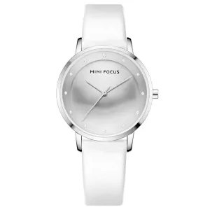 Waterproof calfskin strap for fashionable diamond-encrusted women's watches