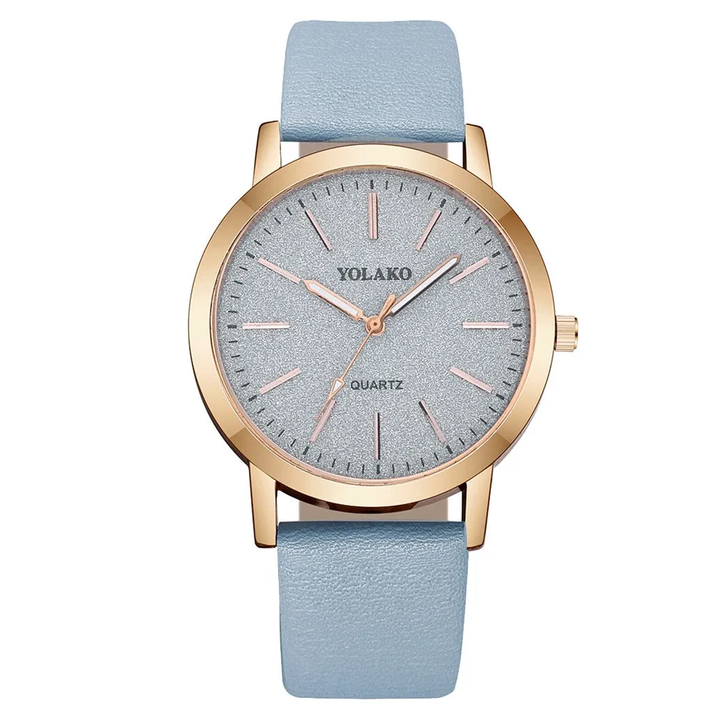 Women Casual Quartz Watches With Frosted Dial