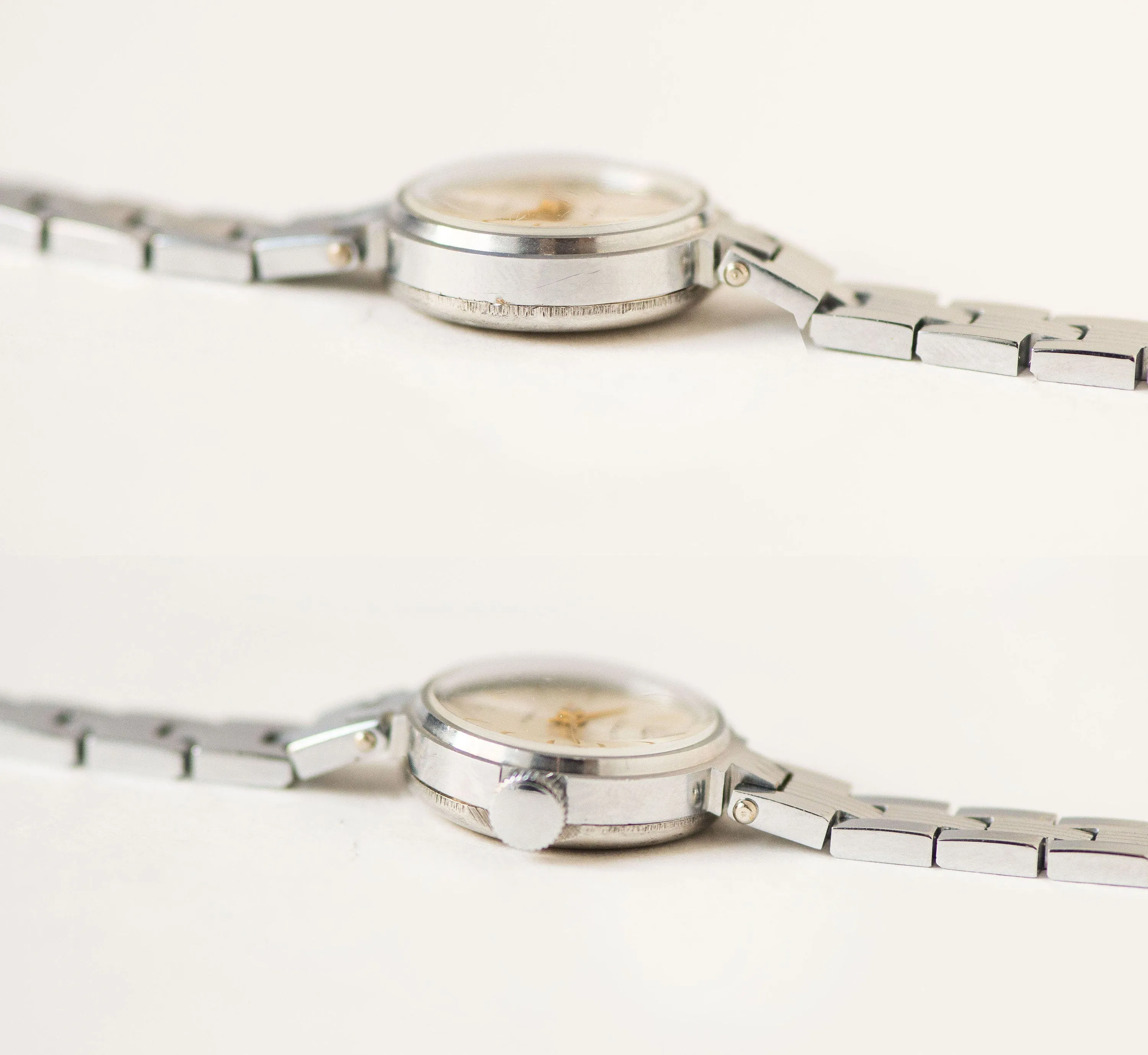 Women's cocktail watch bracelet Glory, lady wristwatch silver shade evening jewelry, classic lady watch retro, minimalist woman watch gift