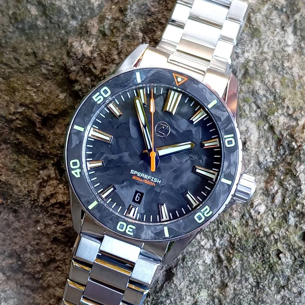 Zelos Spearfish - Forged&nbsp;Carbon LE - Swiss&nbsp;La&nbsp;Joux‑Perret Regulated&nbsp;Mvmt