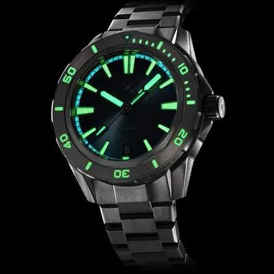 Zelos Swordfish 40mm&nbsp;Titanium - Forged&nbsp;Carbon&nbsp;Dial