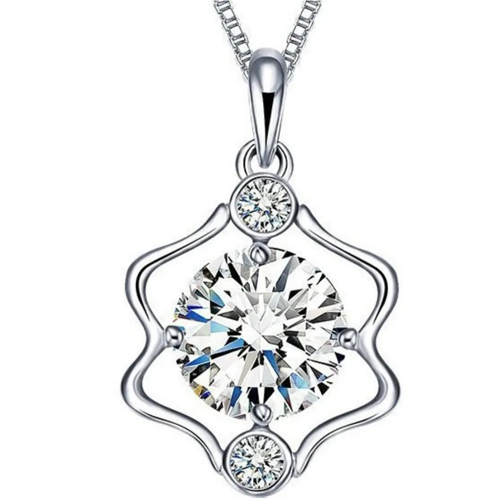 Zodiac Sign Crystal Pendants with Chain